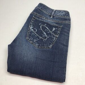 VINTAGE SILVER LYDIA BOOTCUT JEANS JEANS 32x33 ⭐️